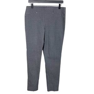 Rafaella Comfort Fit Pull-On Slim Ankle Stretch Dress Pants Grey Women's Size 10